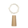 thumbnail image 1 of 4,5 V 1,2 W 2 metros 20 LED alambre de cobre cadena de hadas luz blanca botella plegable plegable, 1 of 8