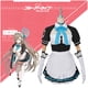 thumbnail image 2 of Disfraz de sirvienta Asena Itinose de Game Blue Archive, delantal, uniforme, traje para fiesta de Halloween, juego de rol, vestido para mujer, 2 of 4