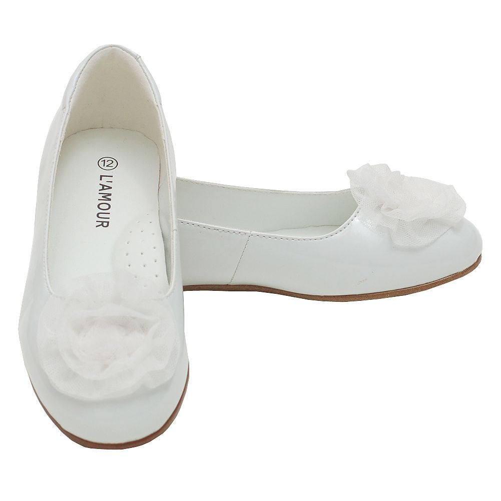 little girl white dress shoes