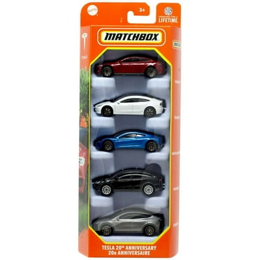 Matchbox Tesla 20th Anniversary Diecast Vehicle 5-Pack