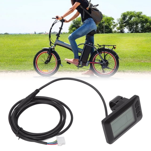 Medidor de pantalla LCD ANGGREK para bicicleta eléctrica 24V 36V 48V