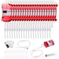 thumbnail image 1 of OUSITAID Bags Long Tube Halloween Supplies Tools Drinking Utensils 23pcs With Straw Creative Strong And Reliable PVC Pouch Props, 1 of 14