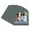 Granite Gray, variant on Harbor Gray Picture Frame Mat for 16x16 Frames - Fits 12x12 Photos - 1 Mat