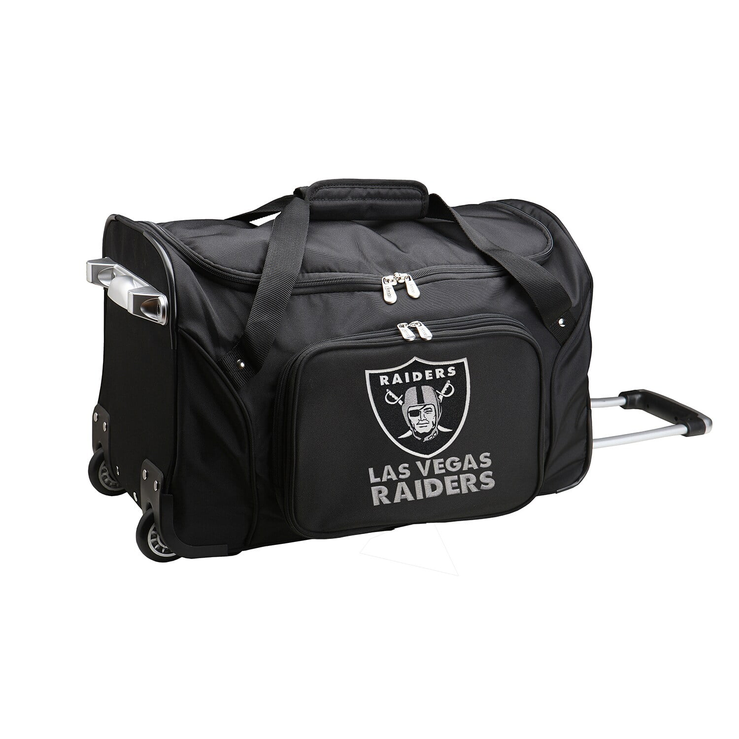 Las Vegas Raiders 22" 2Wheeled Duffel Bag Black
