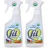 Fit Organic Fruit and Vegetable Wash 12 oz Sprayer 2 Pack