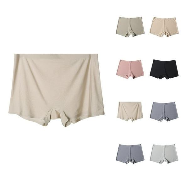 Women's Elongated Crotch Plus Size Belly Cinching High Waisted Breathable Briefs