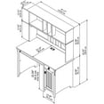 thumbnail image 6 of Bush Furniture Salinas Small Computer Desk with Hutch, 6 of 9