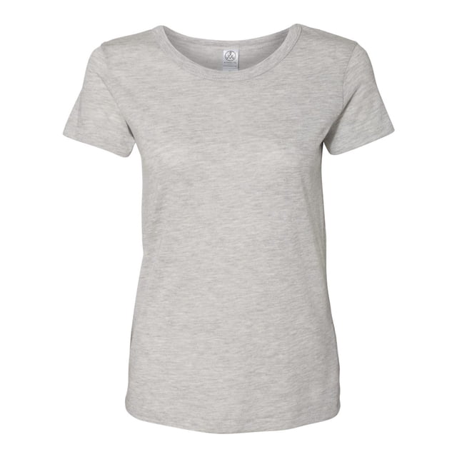 Women's Eco Jersey Powder Puff Tee – Soft V-Neck Football-Inspired Top