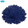 thumbnail image 3 of Uxcell 10" Tissue Pom Poms Paper Flowers Ball Wedding Party Decoration, Navy Blue 18 Pack, 3 of 6