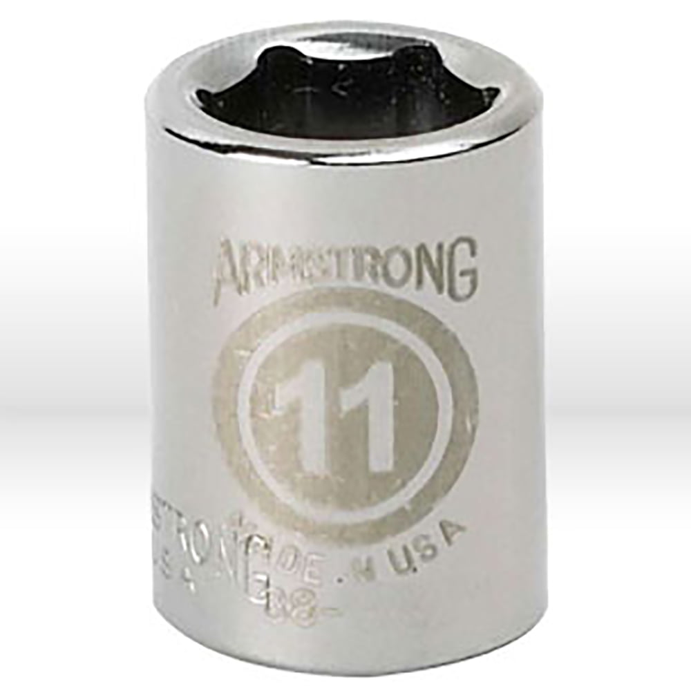 Armstrong 3/8" Dr. Standard Sockets 3/8" dr socket 18 mm opg6pt std