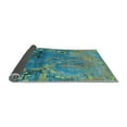 thumbnail image 2 of Ahgly Company Indoor Square Abstract Light Blue Modern Area Rugs, 8' Square, 2 of 4