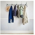 thumbnail image 3 of Stainless Steel Wall Coat Rack, Silver Coat Hooks Wall Hook (15 Hooks, 2 Packs), 3 of 5