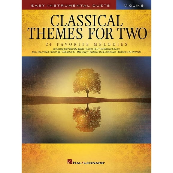 Classical Themes for Two Violins: Easy Instrumental Duets, (Paperback)