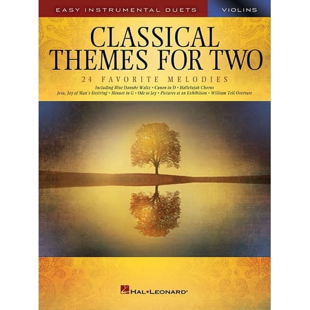 Classical Themes for Two Violins: Easy Instrumental Duets, (Paperback)