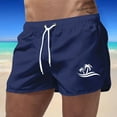 thumbnail image 2 of Kcolen Mens Small Swim Trunks High Elastic Waist Boardshorts for Men Light Upf Swimsuit Men Mens Swim Trunks Summer Beach Athletic Fit Men Swim Brief, 2 of 4