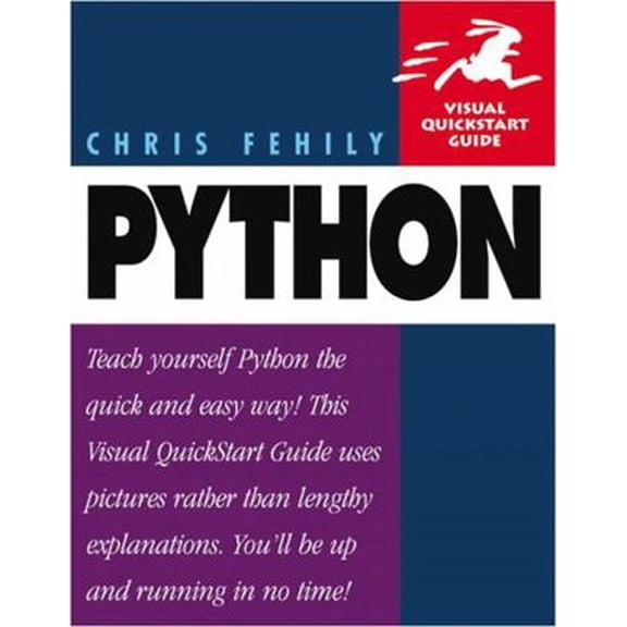 Pre-Owned Python: Visual QuickStart Guide (Paperback) by Chris Fehily