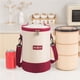 thumbnail image 5 of Fiudx Bolsa Cilíndrica Térmica para Almuerzo, Diseño Multicapa, Mantiene La Comida Caliente o Fría, Tela Repelente Al Agua y Al Aceite, Gran Capacidad para Comidas y Refrigerios, Ideal para Uso En Ex, 5 of 6