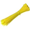 thumbnail image 1 of Lot Of 100 Cable Ties. Yellow. 100 Mm X 2.8 Mm. Superior Quality Plastic Hose Clamps., 1 of 4