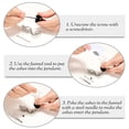 thumbnail image 5 of Cremation Jewelry Heart Urn Necklaces for Ashes for Women Flower Memorial Mini Keepsake Ashes Hollow Pendant Ashes Holder, 5 of 6