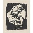 thumbnail image 3 of Wassily Kandinsky 12x14 Black Modern Framed Museum Art Print Titled - Sounds Pl.17 (1913), 3 of 5