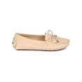 thumbnail image 2 of New Women Misbehave Shania-1 Leatherette Bow Tassel Slip On Moccasin Flat, 2 of 5