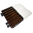thumbnail image 1 of Caja de doble cara con asa de plástico pequeña, caja de madera para camarones, caja de almacenamiento de cebo, caja de accesorios para pesca en el mar, caja de equipo de pesca, 1 of 6