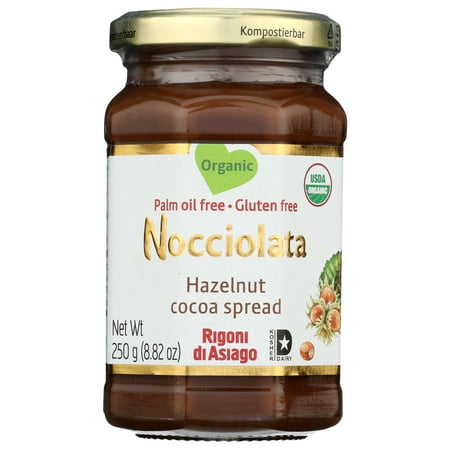 Pack of 6, Rigoni Organic Hazelnut Cocoa Spread, 8.82 oz