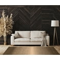 thumbnail image 4 of Ombre Brown 5x7.6 Modern Area Rug Machine Made Color Transition Design, 4 of 5