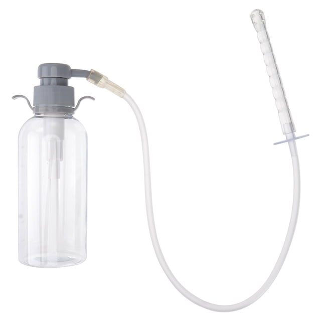 Limpiador de ducha vaginal Anal Douche Kit de limpieza de vagina - Enemas de presión manual reutilizables para ducha de café Agua Limpieza de colon para mujeres hombres