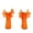 Orange, variant on Kids Delicate Ruffle Ankle Socks, Cute Princess Dress Socks for Girls, Dance Party School Daily Wear Ages 6M-18Y