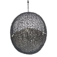 thumbnail image 4 of Modway Encase Swing Outdoor Patio Lounge Chair without Stand - Black/Beige, 4 of 6