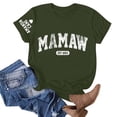 thumbnail image 3 of Blusas de Manga Corta para las Mujeres Divertida Impresión Cuello Redondo Camiseta Vintage, Blusas de Primavera para las Mujeres, 3 of 3