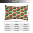 thumbnail image 2 of Kdxio Cotton Pillow Cases 14"x20" Pillowcases,Soft and Breathable Bedroom Pillow Cases-Geometric Watermelon-No Pillow Core, 2 of 5