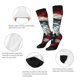 thumbnail image 3 of Fotbe USA Bald Eagle Calcetas Divertidas Estampadas para Hombre y Mujer, Calcetas de Algodón hasta la Rodilla para Caminar, Correr, Enfermería y Embarazo, 3 of 6