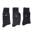thumbnail image 2 of Calcetines Polo Club para Mujer,  Rayas Negro 3 Pares Unitalla, 2 of 3