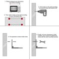 thumbnail image 4 of Soporte de microondas de acero inoxidable 304 con brazos telescópicos y ganchos, soporte de montaje en pared universal para horno microondas, parrilla, horno de hasta 40 kg, montaje en pared, 4 of 5