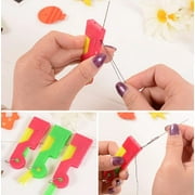 10 Piece Automatic Needle Threader Set, Sewing Thread Guide Tool for Hand Sewing, TIKA
