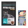 thumbnail image 1 of Minino Plus 10 kg + Churu Skin & Coat Atún Snack 4 tubos de 14g, 1 of 3