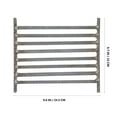 thumbnail image 2 of MLINS Iron Grill Grate Fire Pit Heavy Duty Fireplace Accessories Firewood Burning Rack Bbq Grate For Outdoor Camping Cooking Wood Stove Grate Replacement, 2 of 8