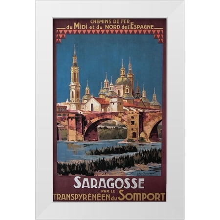 Vintage Apple Collection 21x32 White Modern Wood Framed Museum Art Print Titled - Saragosse