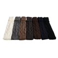 thumbnail image 2 of Saient Long cuffed diamond boot cover, calf warmer, knitted soft elastic washable loose socks, ladies autumn and winter leggings, pile of socks, cycling boot covers, 2 of 3
