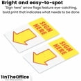 thumbnail image 3 of Sign Here Tabs, 1" Yellow Sign Here Stickers/Flags, 500/Pack (500)$$Office, 3 of 7
