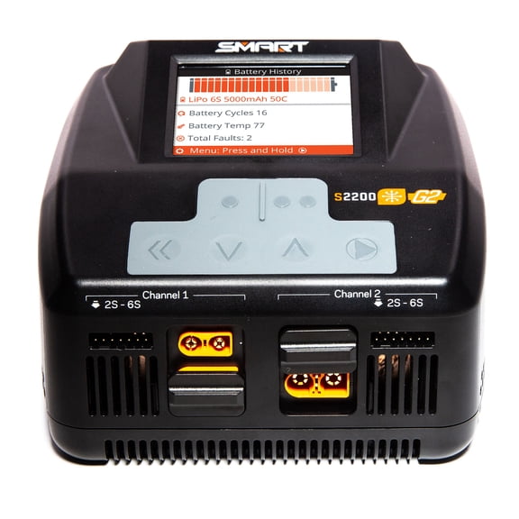 Spektrum Accessories Smart S2200 G2 AC Charger 2x200W SPMXC2010