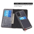 thumbnail image 5 of DW Gentleman Leather Wallet Case for Samsung Galaxy S20 Ultra (6.9") - Black, 5 of 7