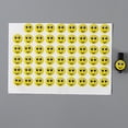 thumbnail image 3 of 100 pegatinas de cara sonriente feliz Sincero color amarillo mini pegatinas de sonrisa de recompensa, 3 of 5