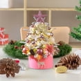 thumbnail image 3 of Elegant Festive Tabletop Holiday Centerpiece For Home Lifelike Realistic Design Durable Sturdy Base Christmas Tree Display, 3 of 5