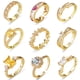 thumbnail image 2 of Anillo De Plata S925 Para Mujer/Diamantes De Oro De 18 Quilates/Joyería Boda, 2 of 4