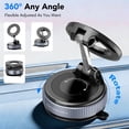 thumbnail image 5 of Magnetic Phone Holder for Car, Suction Cup Car Phone Holder for Windshield and Dashboard, 360° Adjustable Car Phone Mount with Strongest N60 Magnets, Compatible for iPhone17-12 Pro Max and Android, 5 of 9