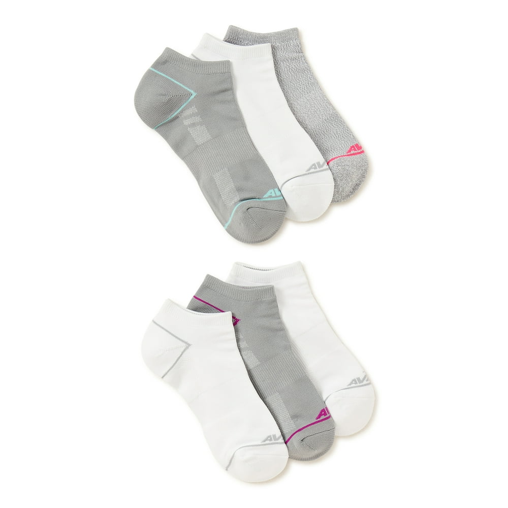 Avia - Avia Women's Premium Zoned Cushioned Low Cut Sock, 6-Pack ...