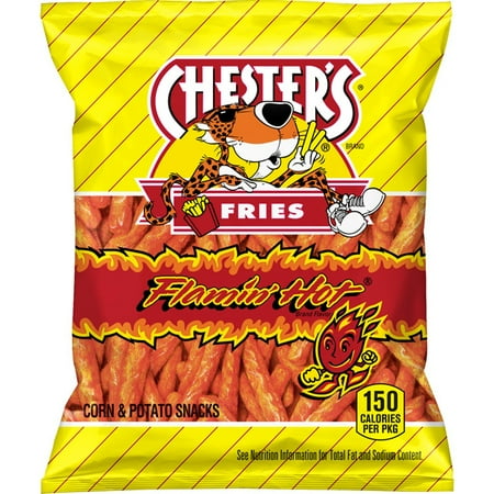 (4 Pack) Chesters Flamin' Hot Fries Snacks, 5.25 oz ...